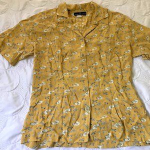 {Vintage} Carole Little 80's Button Down Blouse